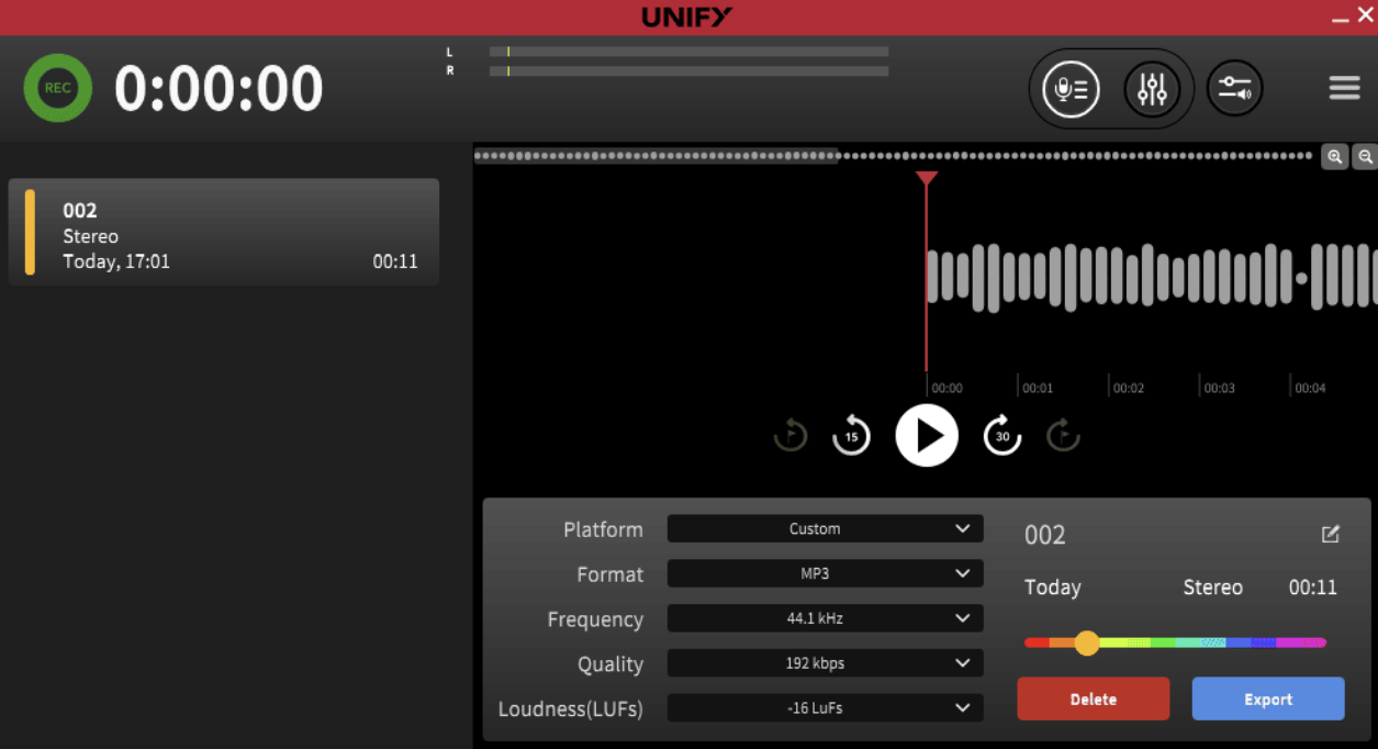 虚拟混音软件 unify 1.3.31